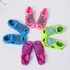 Platte schoenen zzfaber kinderen zachte sandalen voor babymeisjes jongens zomer kinderen mesh op blote voeten sport strandschoenen non slip casual sneakers 230823