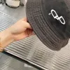 Trendy Unisex Buck şapkaları şık ba harfleri basılmış geniş ağzına kadar şapka