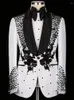 pearl beaded blazer