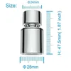 Küchenhahnkopf 360 Rotation Wasserhahnverlängerung Filter Bubbler Schwenk Bubbler Spüle Wasserhahn Wassersparfilter Sprühgerät für home HKD230810