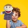 Puppets Stuffed Plush Hand Puppets Mouth Opening Puppets Toys Family Role Playing Toys Puppets Children Storytelling Kawaii Dolls Gift 230823