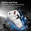 38W Quick Car Charger 20W QC3.0 Electronic Car Accessories Mobile Phone Usb Dual Ports High Power Usb Car Power Charger Fast Charging Car Pd