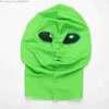 Green et Alien Masks Halloween Cosplay Movie Acteurs UFO Alien Full Face Headdear Cover Helme Hoofdkleding Carnaval Masquerade Props Q230824