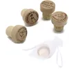 Andra evenemangsfestleveranser 1024506070100pcs Personlig graverad träkoka Korkpropp Cork Bottle Stopper Custom Wine Stopper Wedding Favors 230824