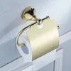 Ванная комната для ванной Золотая туалетная бумага