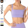 2023 Desginer Al Yoga Underwear New Style Suspender Back Sweatshirt With Bra Running Sports Shockproof Bra