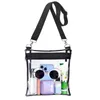 Bolsas de cintura Organizador de tecido PVC Messenger Bag Bolsa ombro para eventos esportivos de concertos praia