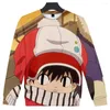 Damen Hoodies Kotaro Lives Alone Sweatshirts Lässiger Rundhals-Harajuku-Pullover Anime Trucksuit Einzigartiger O-Ausschnitt GOD Sweatshirt-Kleidung