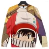 Kobiety z kapturem Kotaro mieszka samotnie bluzy swobodne okrągłe szyję HARAJUKU PULLOVER Anime Trucksus Unikalne ubrania bluz