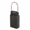 Utile serratura di sicurezza segreta Scatola portaoggetti per chiavi Organizzatore Serrature con chiave in lega di zinco con combinazione a 4 cifre Password Gancio Segreto Safe258e