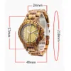 - Большие часы на циферблате для мужчин Bamboo Hand Watch Thin Designer Watch Retro Simple деревянные Quartz Cheap -Neckwatch266Y