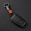 Keychains Style Genuine Leather Auto Tow Straps Material Smooth Surface Keyring Interior Motorcycle Key Chain Accessories