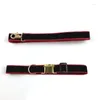 Dog Collars XS-L 3 Pcs Luxury Nylon Designer Pet Leads Accessories Harness And Leash Set Puppy