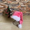 BeanieSkull Caps Noël Noir Rouge Chapeau En Peluche Santa Nouveauté Chapeau Enfants Décorations De Noël Pour L'année Maison Père Noël Cadeau Fournitures De Fête 230824