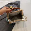 Borse da sera Borsa a conchiglia di fiori di lusso Moda donna Catena casual Donna a spalla Borsa da pranzo in tessuto stile cinese Borsa da donna Mini 2023