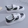 White and black shoes women's 2022 new spring shoe Korean version versatile casual ins super fire sneaker student thick soled shoe 663