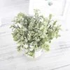 Fiori decorativi Plastica artificiale Pianta finta Erba 6 pezzi Dispositivo Piccolo mazzo Decorazione verde Giardino Soggiorno Tavolo da pranzo Sfondo