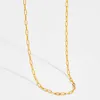 Chains LABB Real 18K Gold Cross Chain Au750 Flash O Collar Women's Adjustable Boutique Jewelry Gift XL0035
