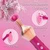 Kraftfull 3 i 1 g Spot Vibrator Sex Toy for Women Orgasm Pen Sucking Slicking Nipple Stimulator CLIT VAGINA MASSAGER 10 Frekvens