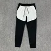 Pantaloni da uomo autunno uomo splicing sport pantaloni casual scienza e tecnologia tessuto di cotone pantaloni da jogging da uomo 230824