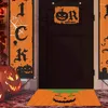 Tappetini da bagno Zucca di Halloween Zerbino Porta d'ingresso Tappeto decorativo da pavimento per esterni