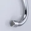 Kitchen Faucets Plastic Steel Aerator Single Lever Cold Water Tap Chrome Deck Mounted Sink Mixer Taps