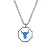 Pendentif Colliers Anime Jackie Chan Adventures Collier 12 Chinois Zodiac Titanium Stell pour hommes Femmes Cadeaux de fête