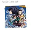 Kimetsu No Yaiba vaisselle assiettes en papier tasses serviettes démon Slayer thème fête décor bébé douche garçons fête d'anniversaire fournitures HKD230825 HKD230825