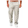 Pantalones de chándal Men Jogger Cargo Pantalones de carga múltiples casuales Pantalones tácticos militares Cargo táctico Pantalones holgados Menlf20230824.