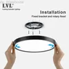 LED Ceiling Light Black Shell 12W 18W 24W 32W 4000K Modern Surface Ceiling Lamp For Kitchen Bedroom Bathroom Lamps HKD230825