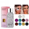 Christmas Eyes Glitter Sequin For Stage Makeup Flash Eye Shadow Face Hair Body Festival Makeup Colorful Eyeshadow Gel With Box