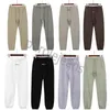23SS Short Mens Designer Pants ess Kläd Pantoufle Solid Color Black and White Sweatpants for Men Women Jogger Essen Hoodie Set 339