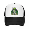 Ball Caps Alien Baseball Cap Ochrona UV Słoneczne czapkę Słoneczne Blagice czarnych mężczyzn