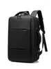 Sac à dos pour hommes d'affaires, étanche, chargeur USB, multifonction, pour ordinateur portable, voyage, haute capacité, mode, cartable pour jeunes, Mochila