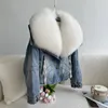 Womens Fur Faux Winter European American Street Fashion Real Collar Coat for Women Elegant Outerwear Goose Down Jacket 230824