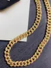 Chains 16 Inch 18k Yellow Gold Diamond Hip Hop Cuban Link Chain Miami Necklace Jewelry For Women