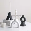 Ceramic Candle Holder Candlestick Tools Bedroom Living Room Home Decoration Ornament Family Festival Gift Party Home Supplies HKD230825