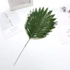 Decorative Flowers 3PCS Simulated Green Plant Wedding Garden Living Room Decoration Pography Props Small Sunflower Leaf