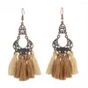 Dangle Earrings Ethnic Bohemia Women Fringed Tassel Drop Jhumka For Festival Turkish Jewelry Pendientes Oorbellen