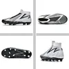 Soccer Shoes Society Children's Football Boots Long Spikes Kids FG High Ankle Boot Futsal Man 230814