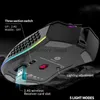 BM600 Rechargeable Gaming Mouse USB 2.4G Wireless RGB Light Honeycomb Gaming Mouse Desktop PC Computers Notebook Laptop Mice HKD2308251.