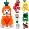 Cão vestuário animal de estimação hoodie básico camisola casaco bonito sapo forma quente jaqueta de inverno gato frio tempo roupas outfit outerwear halloween 230825