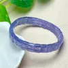 Bangle Natuurlijke Tanzaniet Armband Handgemaakt Kristal Kwarts Sieraden Stretch Mode Kinderen Verjaardagscadeau 1pcs