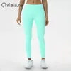 Yoga outfit chrleisure 5 färger byxor kvinnor sexig v rumpa push up fitness hög midja gym träning kvinnliga sport leggings 230824