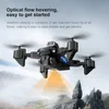 Drone télécommandé KY605S, longue Endurance de 10 Minutes, quatre côtés, pour éviter les obstacles, trois caméras HD 4K