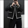 Mensjackor G08247 Fashion Coats 2023 Runway Luxury European Design Party Style Clothing