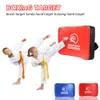 Sandväska PU läder MMA Muay Thai Sanda Karate Foot Target Taekwondo Boxning Kickning Pad Thicken Fitness Punching Mat 230824