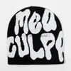 Caps Knitting Cap Women Paragraph Luxury Beanie Cap Fashion Hundred Take Ins Pullover Slouch Hiphop Winter Bonnet Unisex L0825