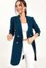 Frauen Anzüge Herbst Winter Blazer 2023 Professionelle OL Feste Beiläufige Zweireiher Mid Länge Anzug Jacke Mujer De Moda