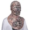 Party Maskers Scary Walking Dead Zombie Masker Latex Griezelig Halloween Kostuum Horror Bloody Volwassen Carnaval Party Props Decoratie 230824